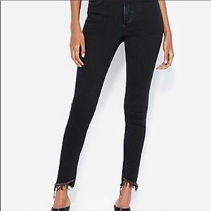 NWOT Express denim perfect ankle high rise jeans.